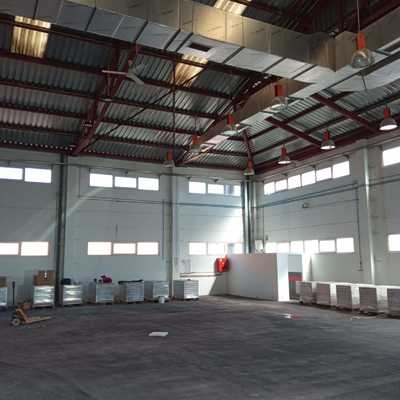 Sustitución de luminarias en nave industrial