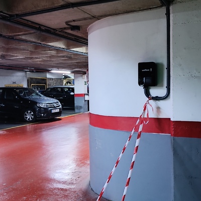 Copper en parking de ticketaje