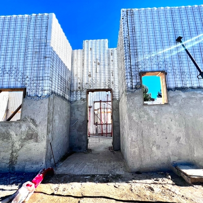 Una de nuestras obras construcción con baupanel