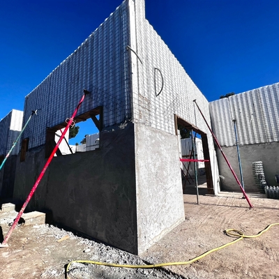 Una de nuestras obras construcción con baupanel