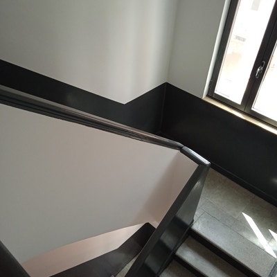 Pintura de caja de escalera