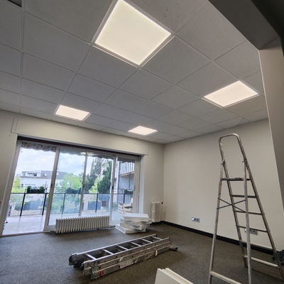 Oficinas Istalacion de luces