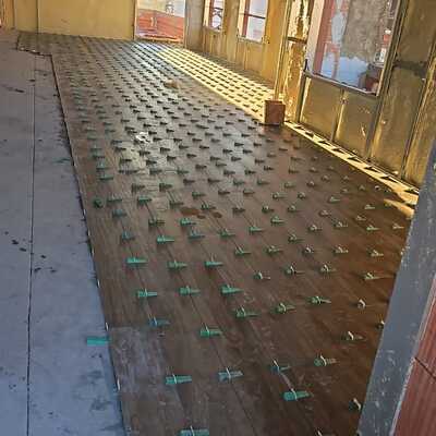 Instalación pavimento