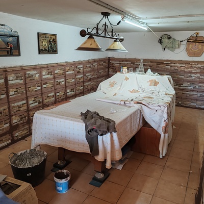 Alicatado a media altura