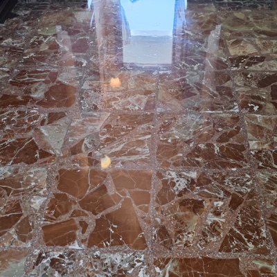 Pulido ,diamantado abrillantado y cristalizado