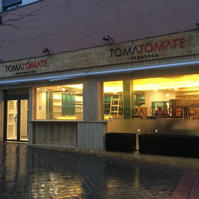 carteleria fachada TomaTomate