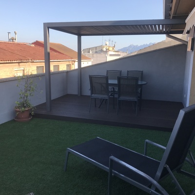 Acondicionamiento terraza