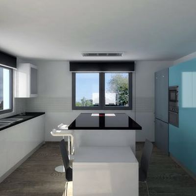 Reforma cocina en chalet Abanto 