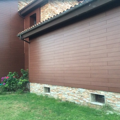 Fachada de tarima exterior