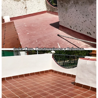 Reforma de solería de azotea.