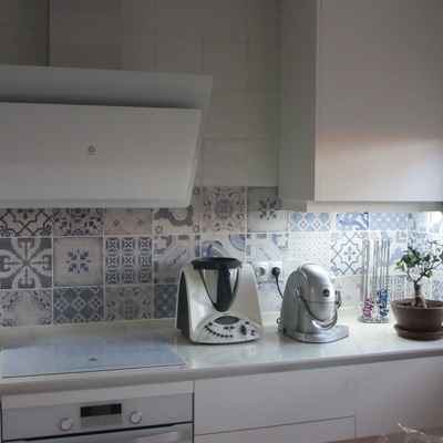 Cocina y campana.