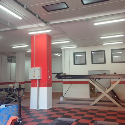 Insonorización e informe de medición de ruidos taller de vehículos