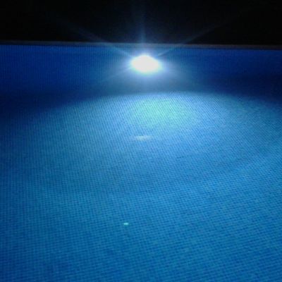 Piscina iluminada