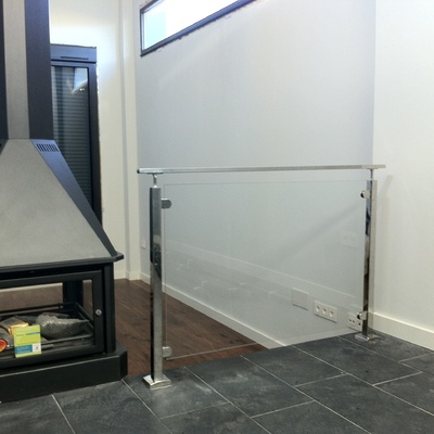 barandilla acero inoxidable y vidrio de seguridad