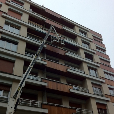 barandillas de aluminio en terrazas