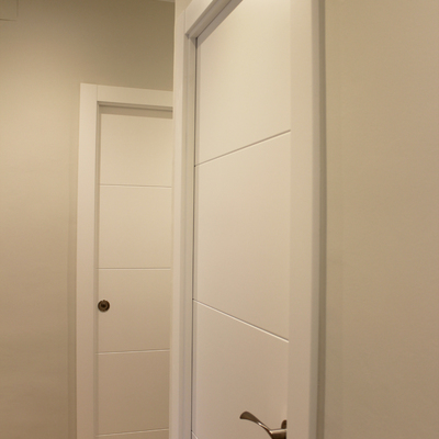 Parquet y puertas lacadas