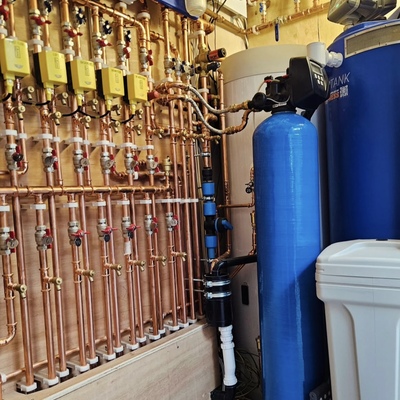 Instalación de sistema de calefacción y fontanería