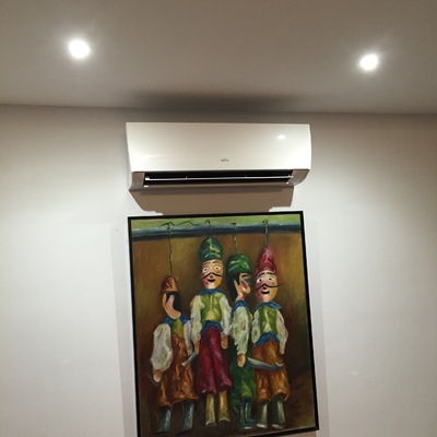 Suministro e instalación aire acondicionado tipo split 2x1 Fujitsu