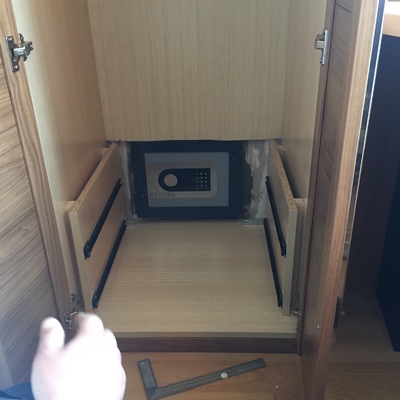 Instalacion de caja fuerte 