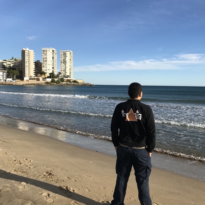 Disfrutando del paisaje playero de Oropesa del Mar