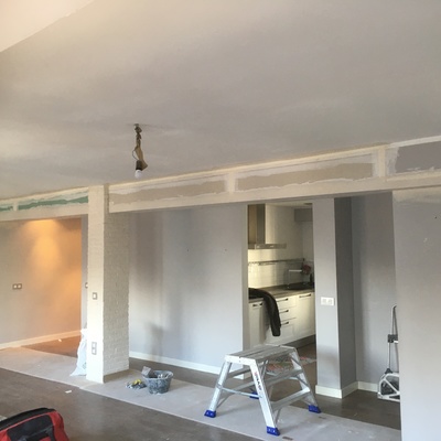 Falsa viga a tres caras de pladur