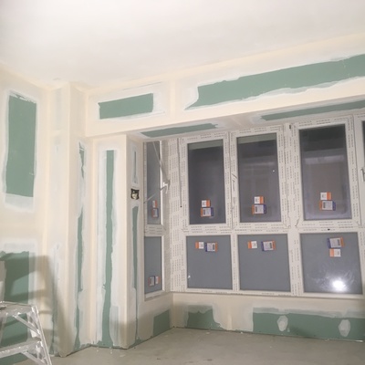 Remate de cristalera.