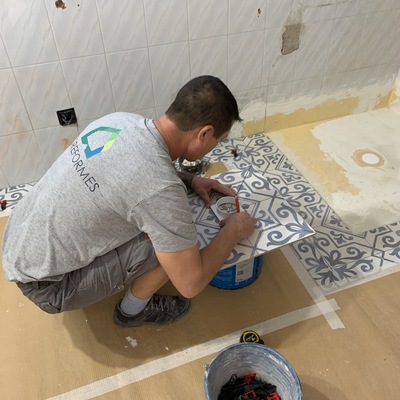 Ducha a ras de suelo