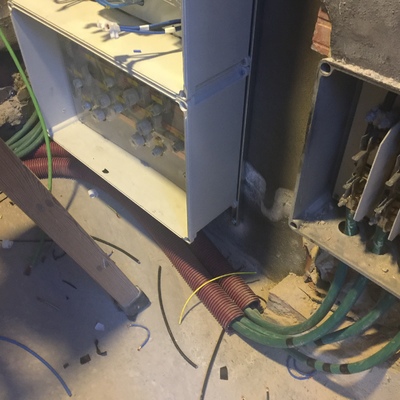 Renovación centralización contadores por incendio