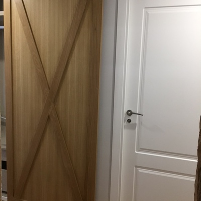 Puerta estilo granero