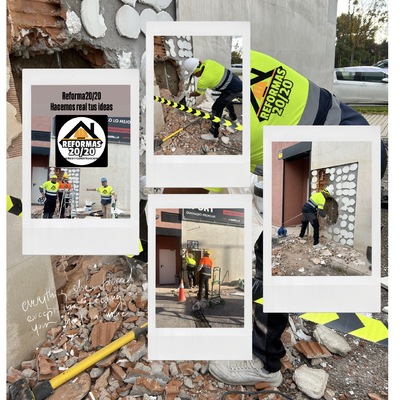 Demolición de fachada