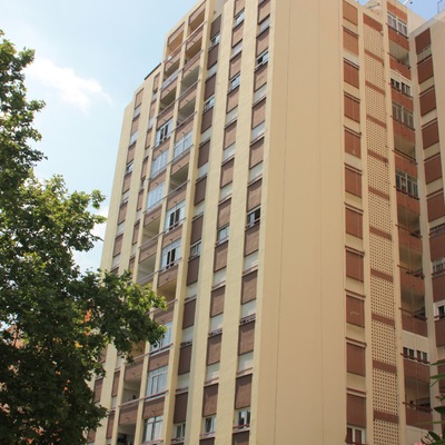 Fachada 13 Plantas Edificio Hispano