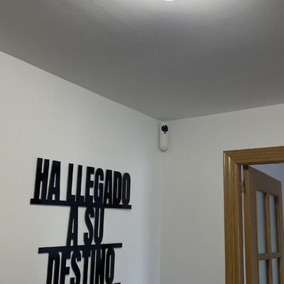 Colocación de luminarias en techo