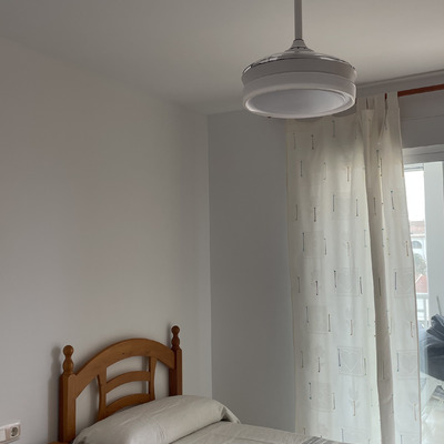 Colocación de ventiladores con luz