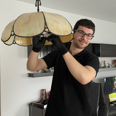 Colocación de lámparas de diseño