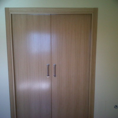 puerta doble corredera