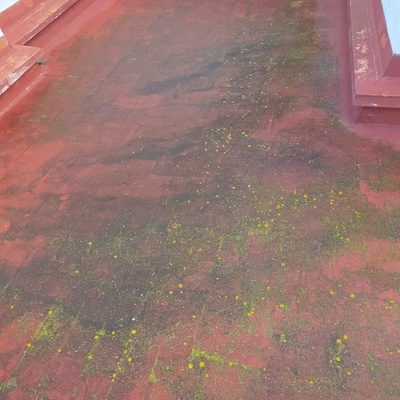 Terraza en Teulada. Antes