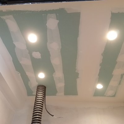 Techo baño placa zonas húmedas