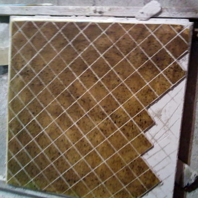 Imitacion esgrafiado de Ceramica