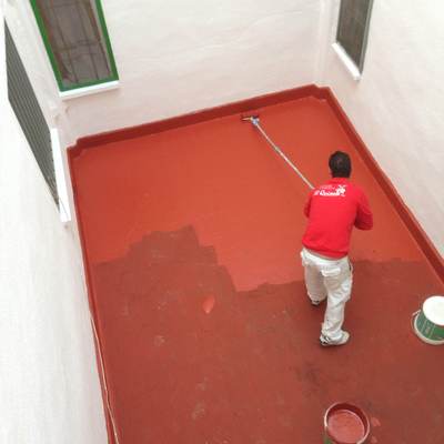 Impermeabilización de patio en comunidad