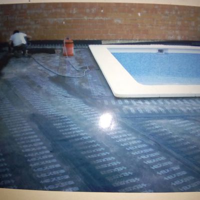 Impermeabilizacion entorno a piscina.