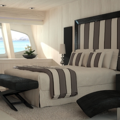 Infografía 3D decoración Barco Vulcan