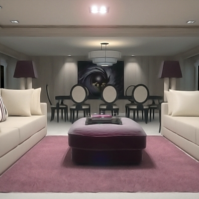 Infografía 3D decoración Barco Vulcan