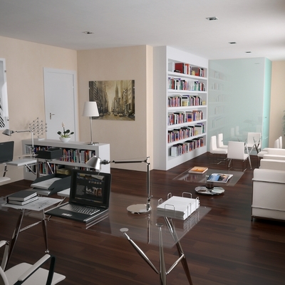 Infografía 3D Oficinas Musico Peydro Obra y Decoración