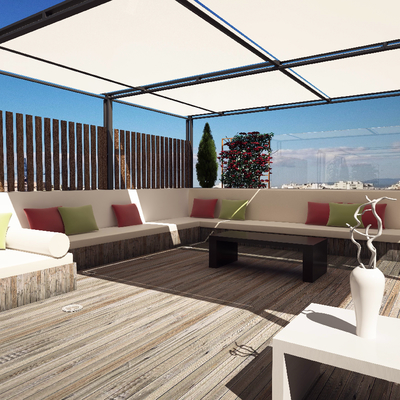 Infografía promoción inmobiliaria.