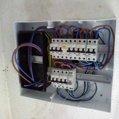 Instalacion caja de Automaticos empotrado