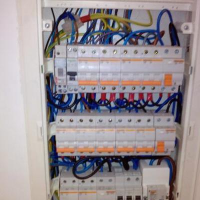 Instalacion Caja de automaticos para un local