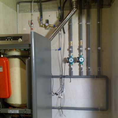 Instalacion caldera condensacion  para suelo radiante