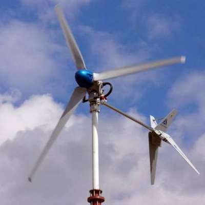 Instalacion de aerogenerador de 1Kw.