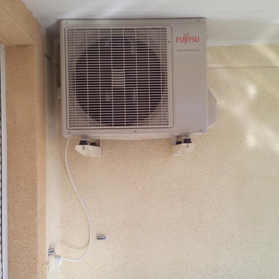 Instalación de Aire Acondicionado (Compresor) en Terraza exterior