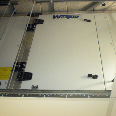 Instalación de climatizador en quirófano